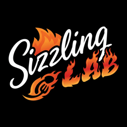 Sizzling Lab logo.